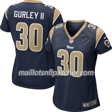 Maillot Los Angeles Rams Todd Gurley II 30 Nike Navy - Femme